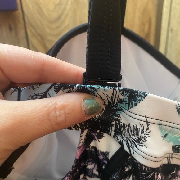 Tropical Print Bathing Suit - Picture 4 of 5